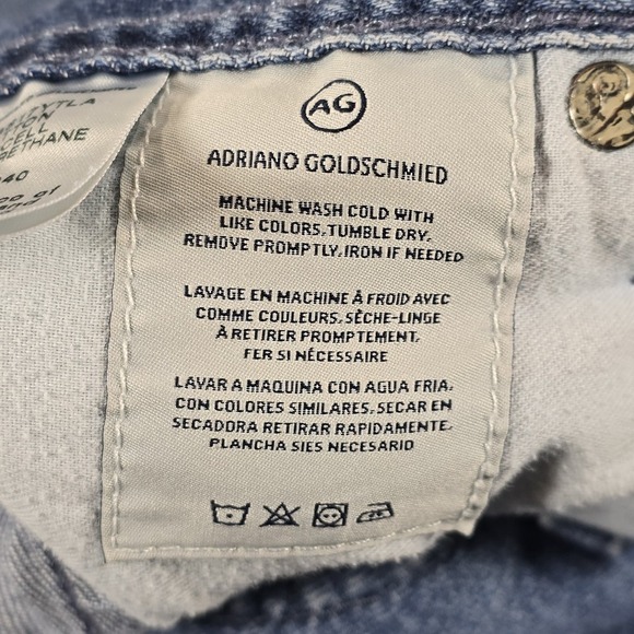 AG Adriano Goldschmied Jeans Men 38R Blue The Ives Modern Athletic Slim Fit - Picture 6 of 11